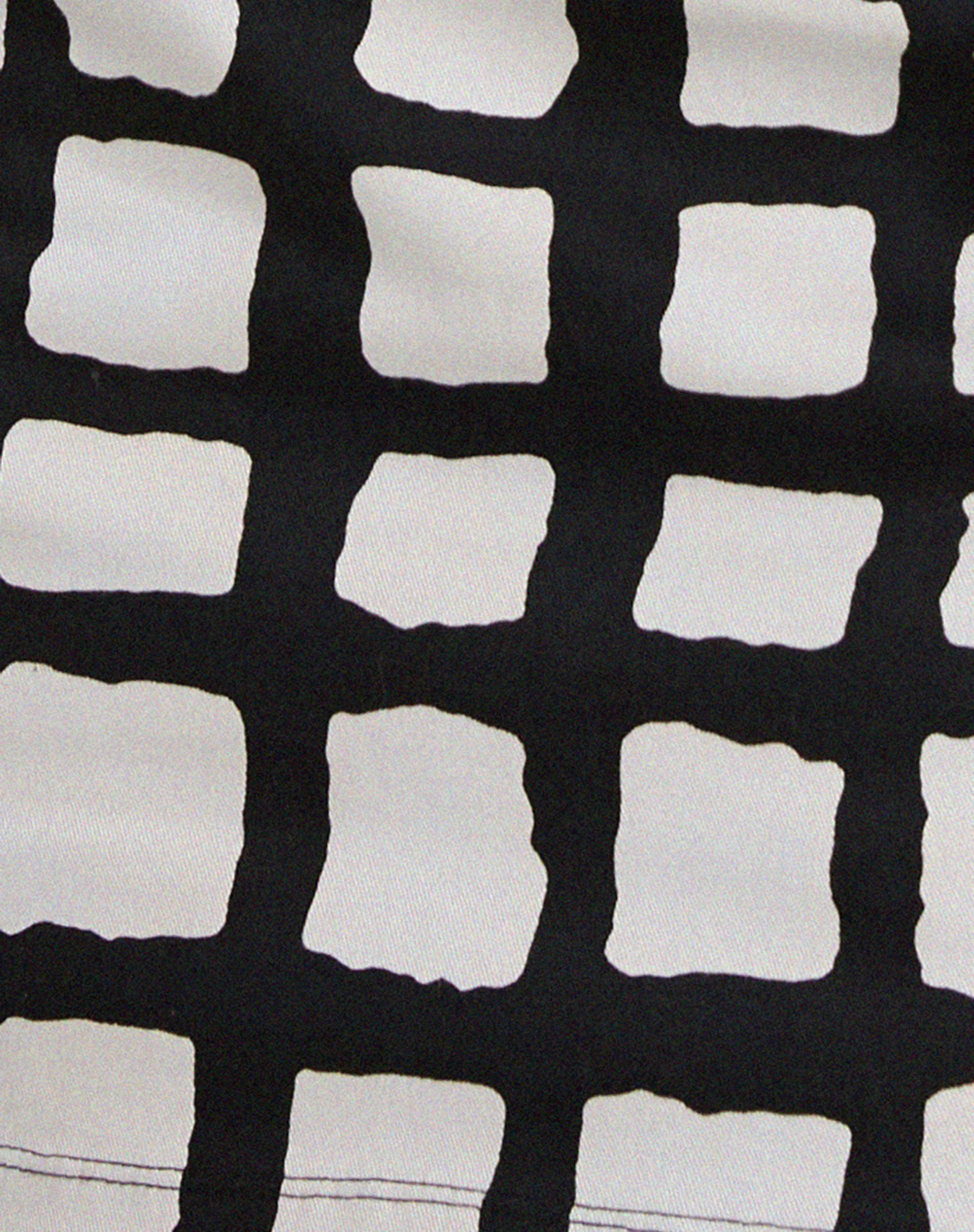 Ima Mini Skirt in Mono Painted Check Black - Image 5