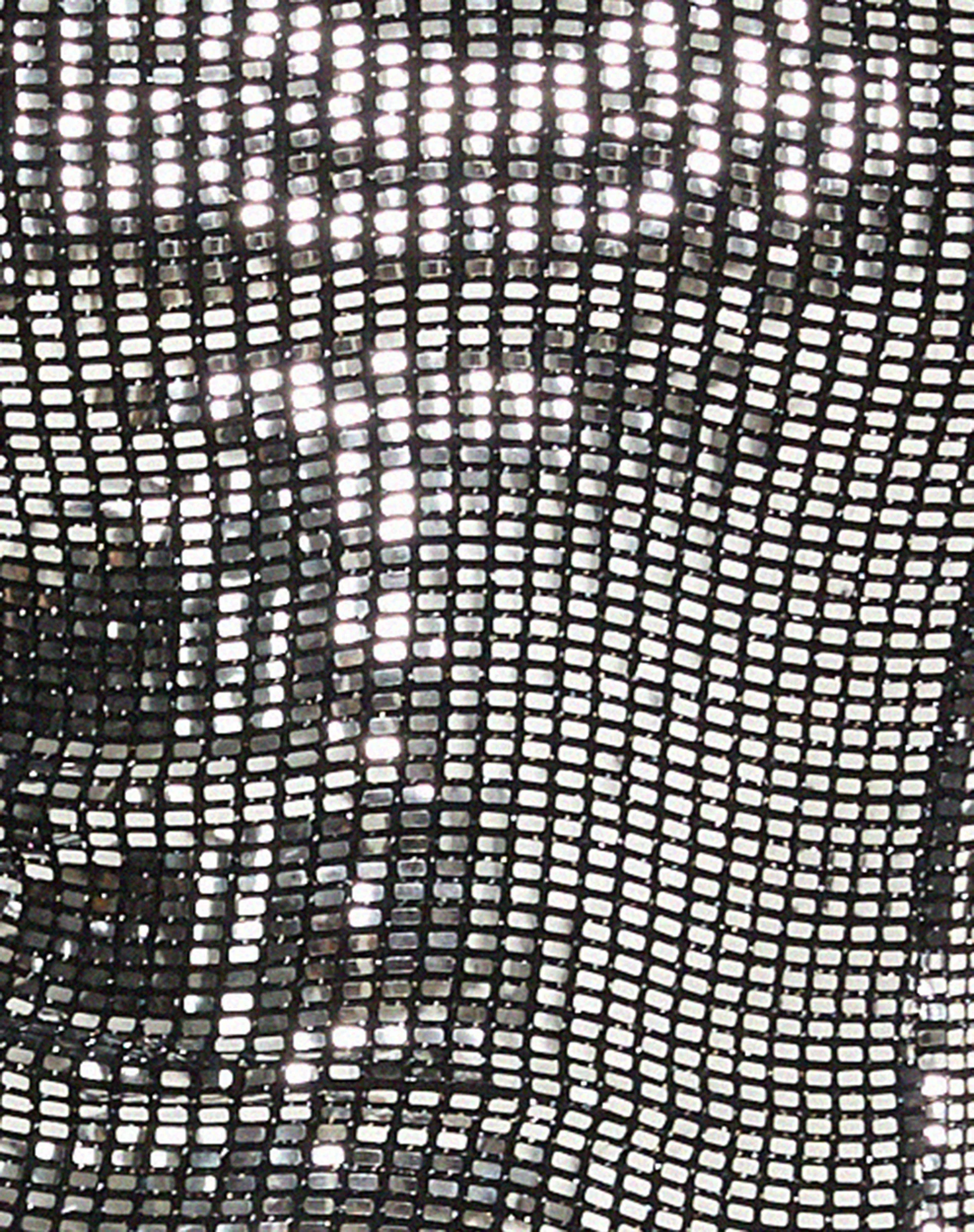 Urban X Motel Ina Mini Skirt in Silver Shimmer - Image 8