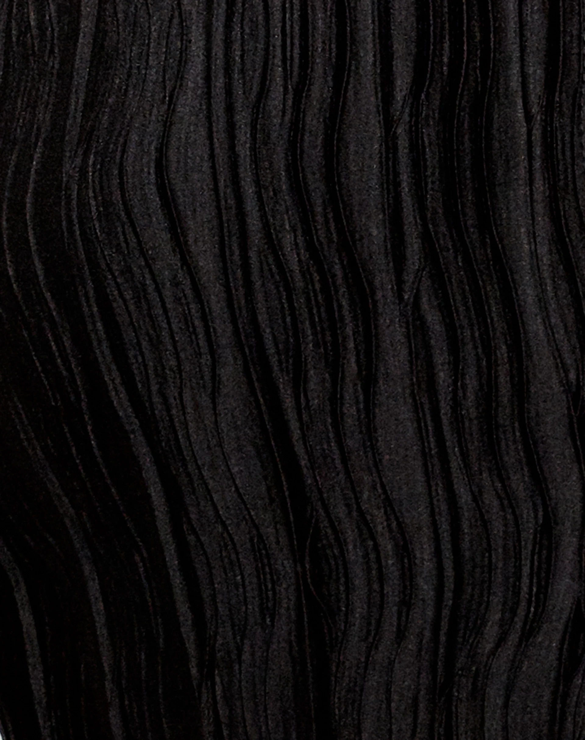 Inara Crop Top in Crinkle Black - Image 7