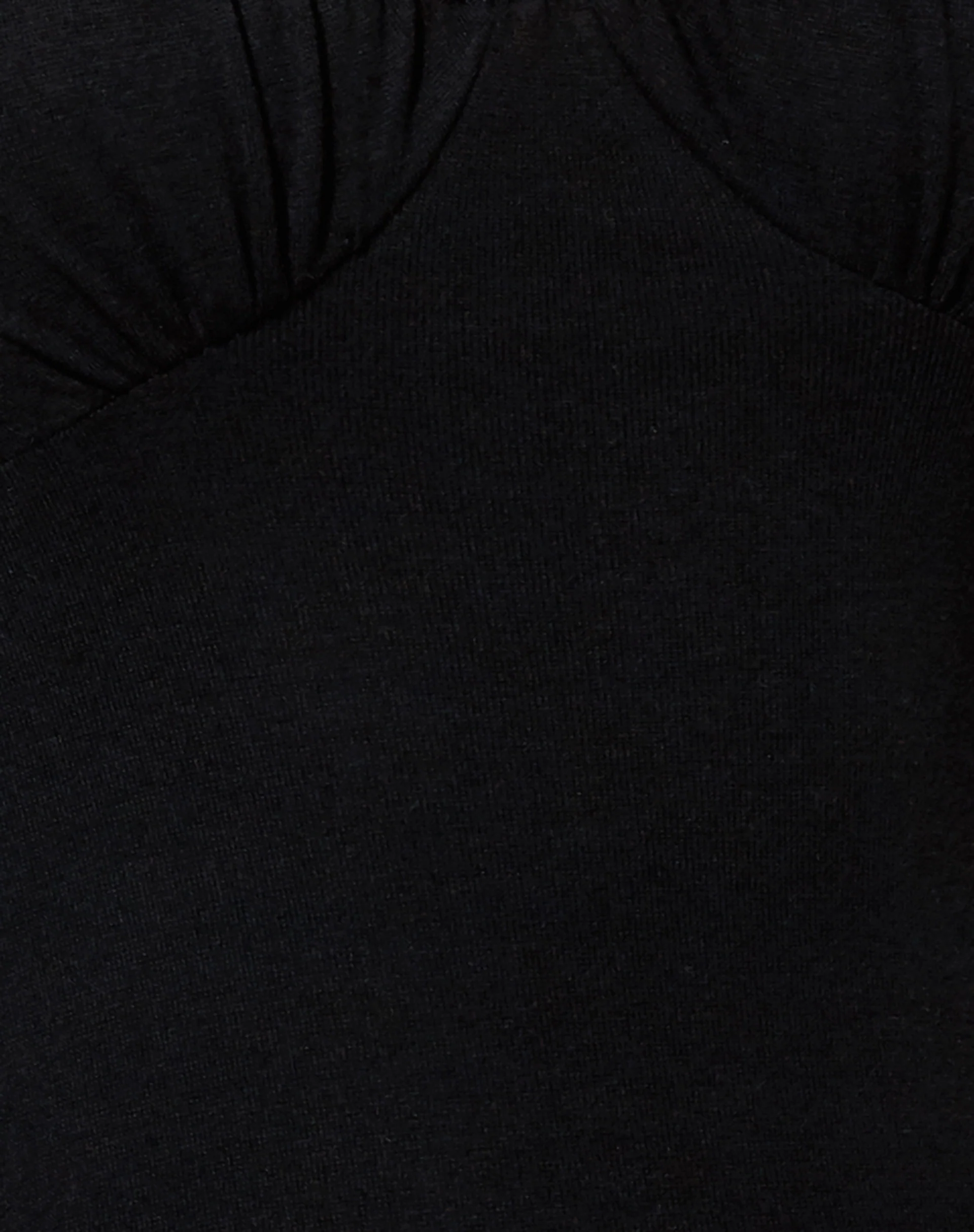 Indri Mini Dress in Rib Black - Image 5