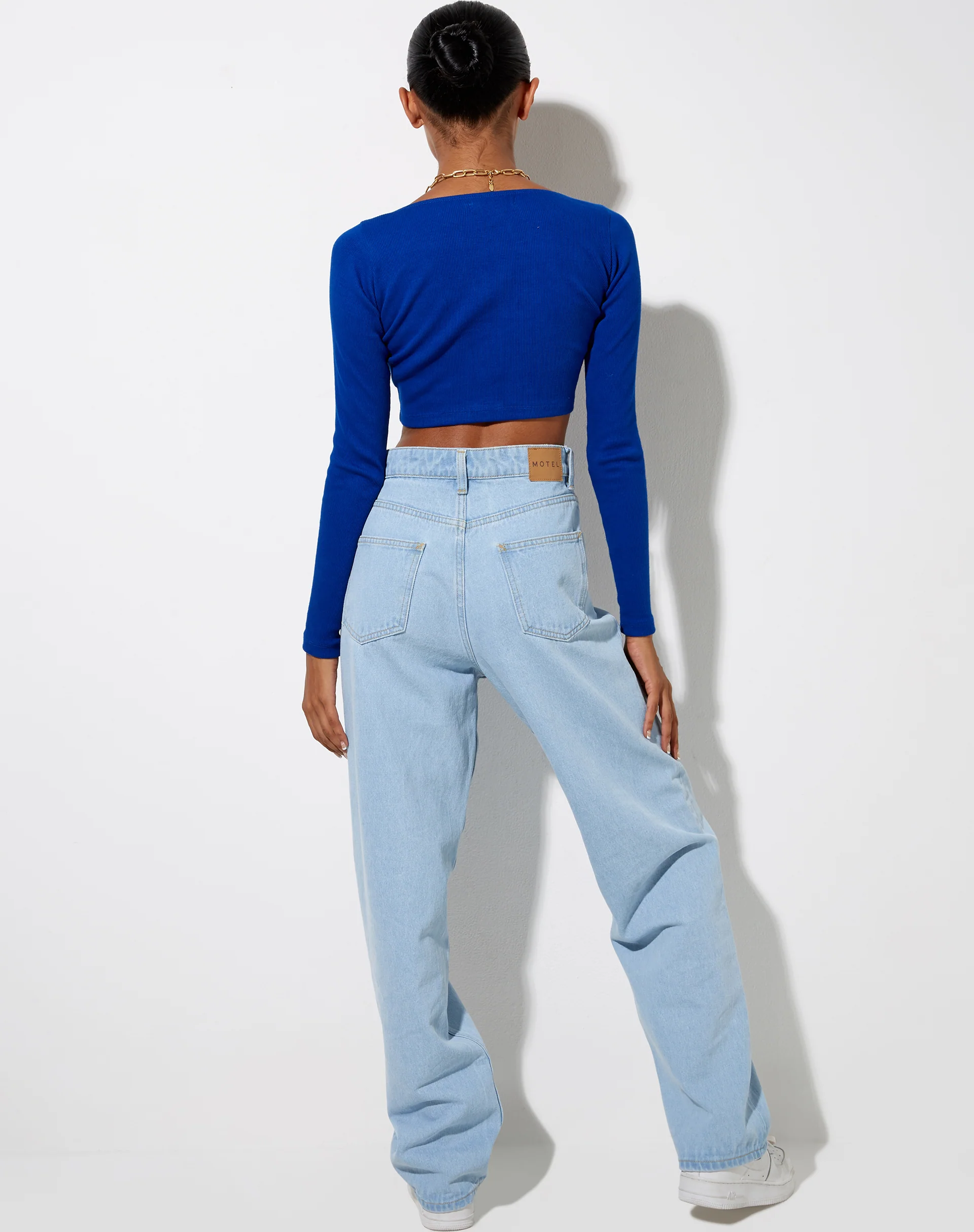 Ineke Crop Top in Cobalt - Image 3