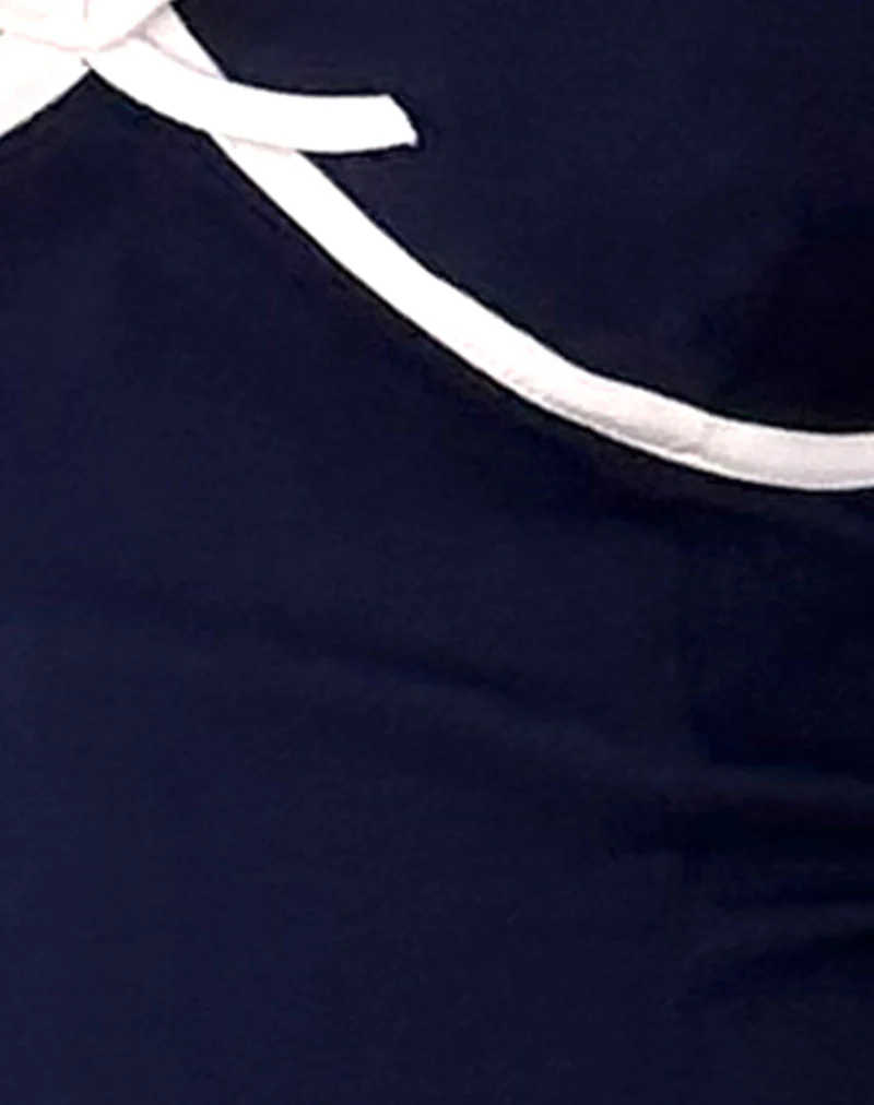 Insa Tailored Cami Top in Navy - Image 8