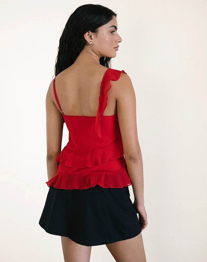 Irani Top in Red - Image 3