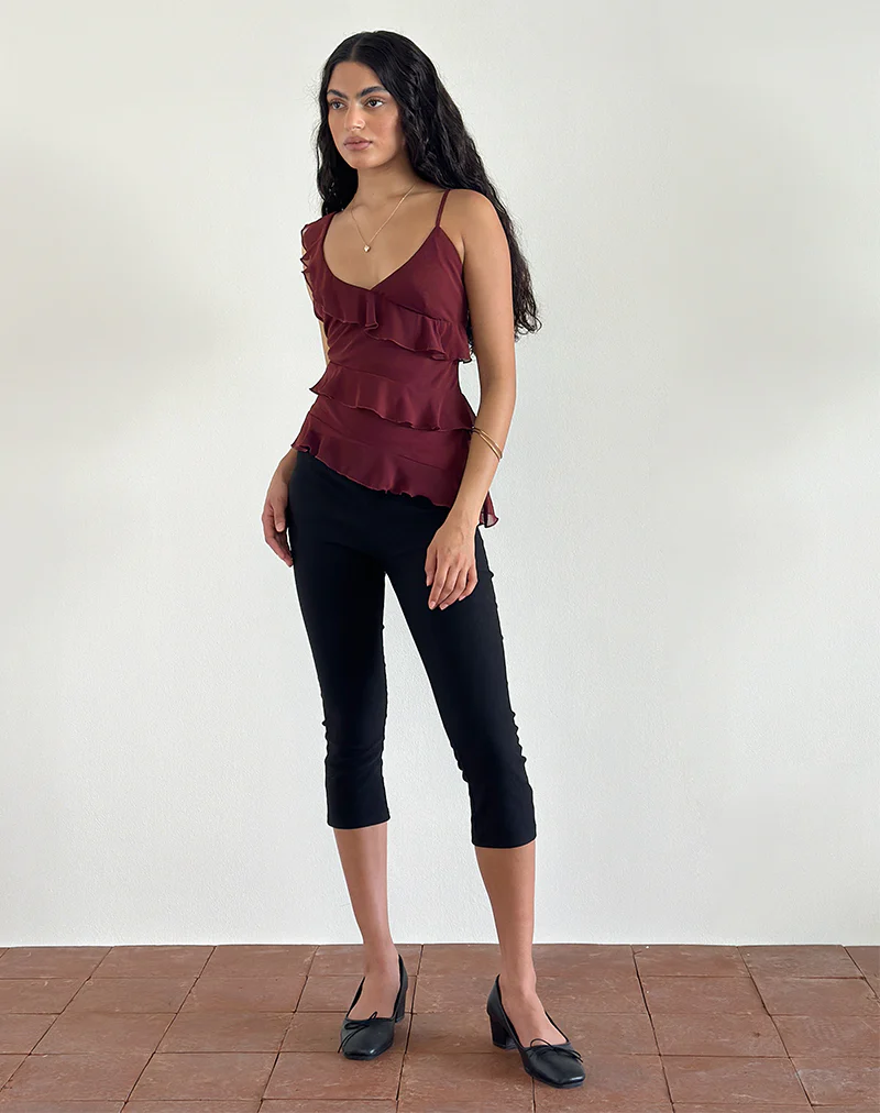 Irani Top in Ruby Wine - Image 5