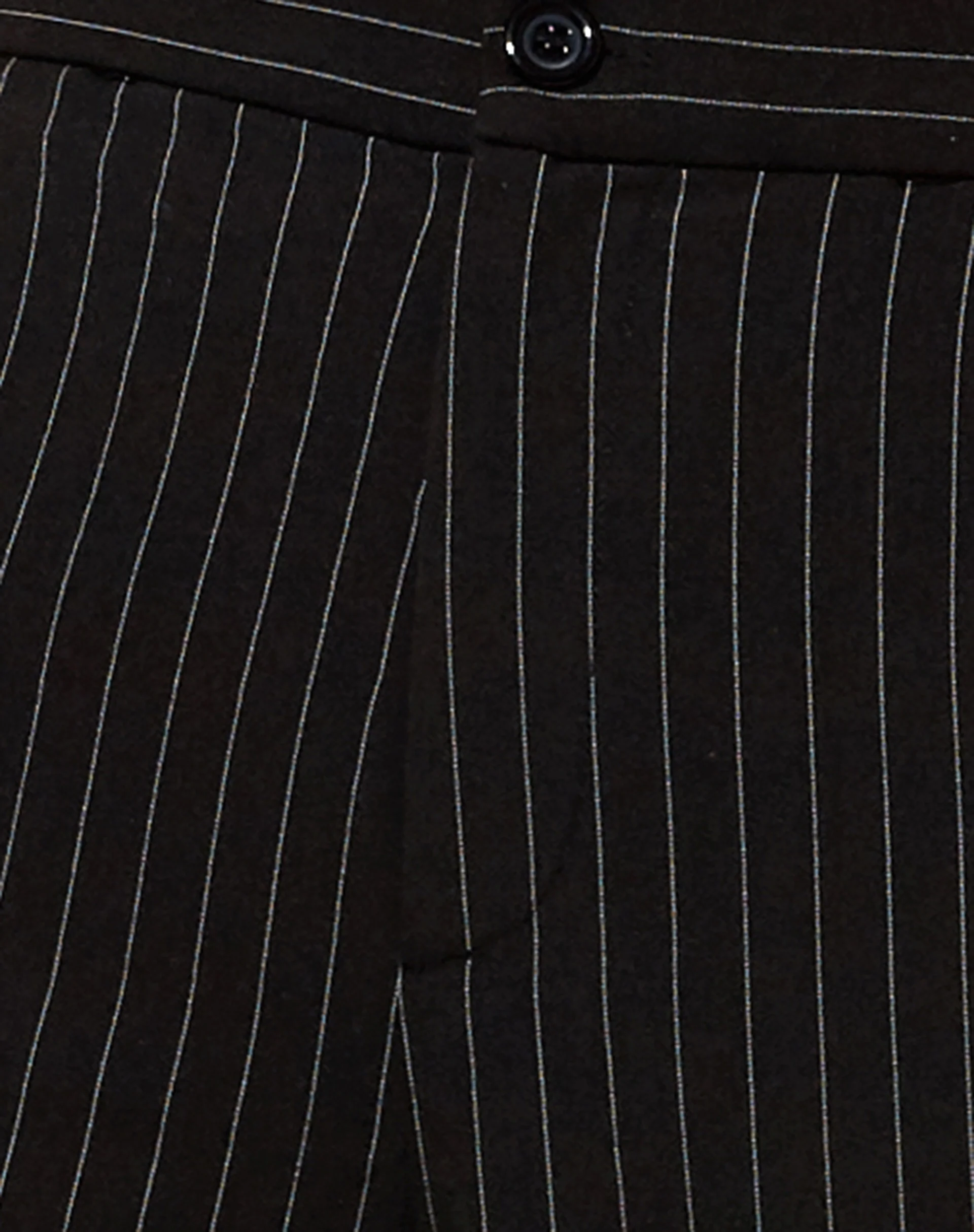 Ivo Flare Trouser in Pinstripe Black - Image 5