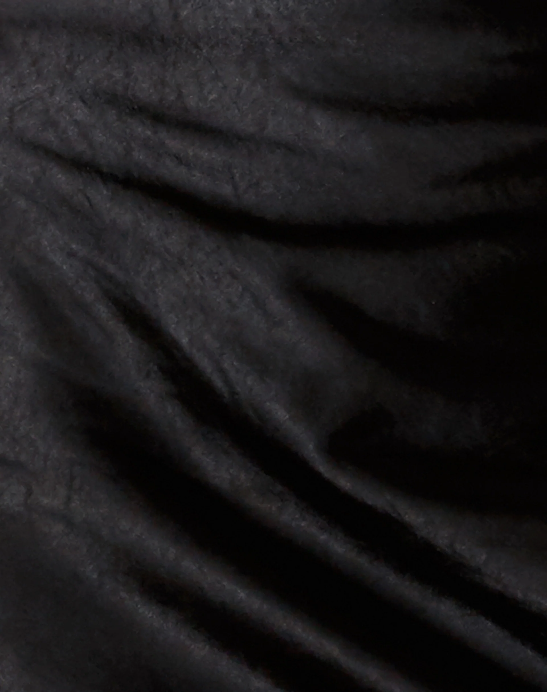 Iza Slip Dress in Satin Black - Image 6