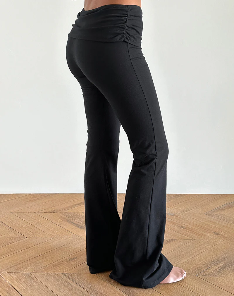 Jacita Flare Trouser in Black - Image 2