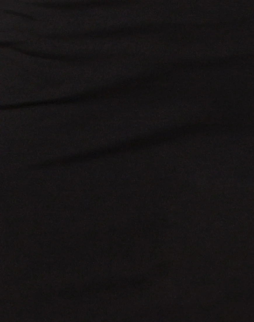 Jaiper Bodycon Dress in Black - Image 5