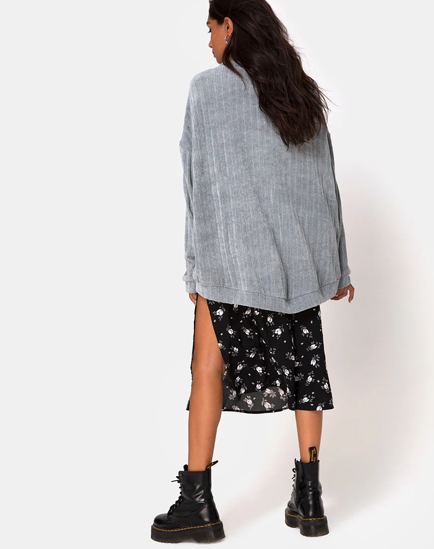 Jama Jumper in Knit Silver - Image 2