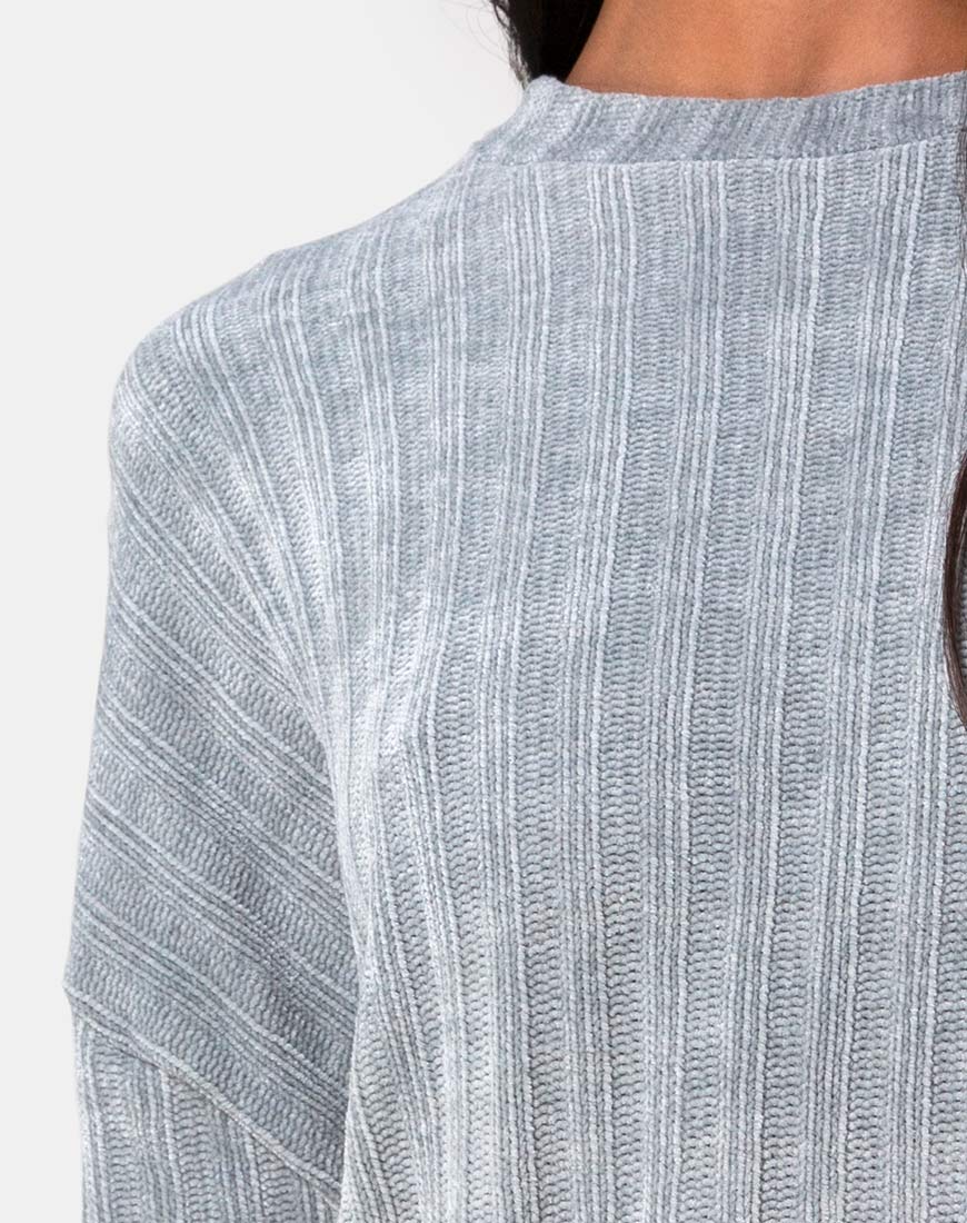 Jama Jumper in Knit Silver - Image 5