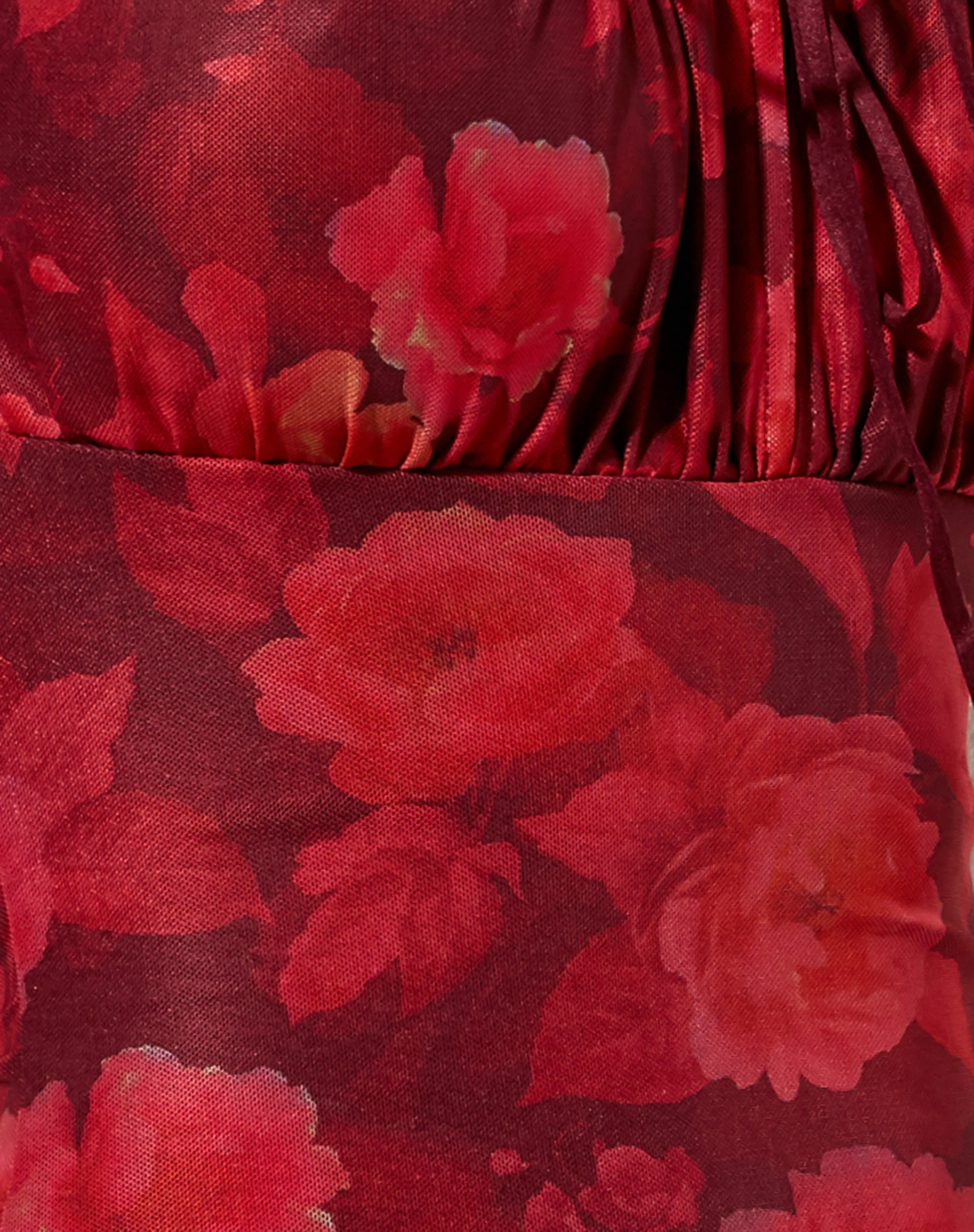 Jamil Mini Dress in Rough Rose Burgundy - Image 5