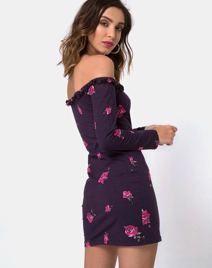 Janelis Bodycon Dress in Evening Rose - Image 2
