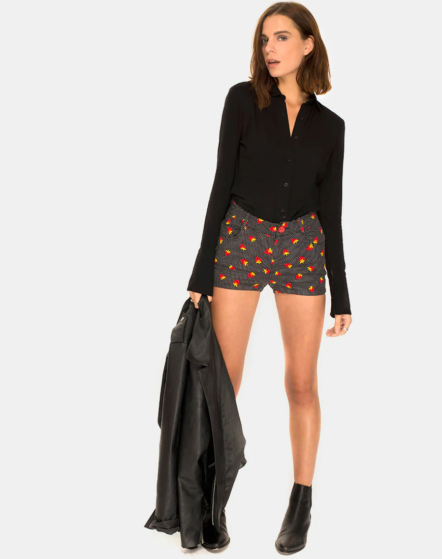 Jango Short in Fruit Polka Black - Image 3