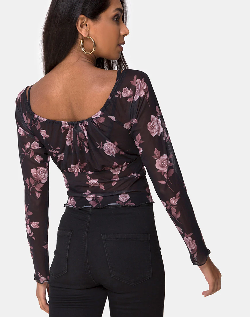 Janina Top in Dusky Rose - Image 2