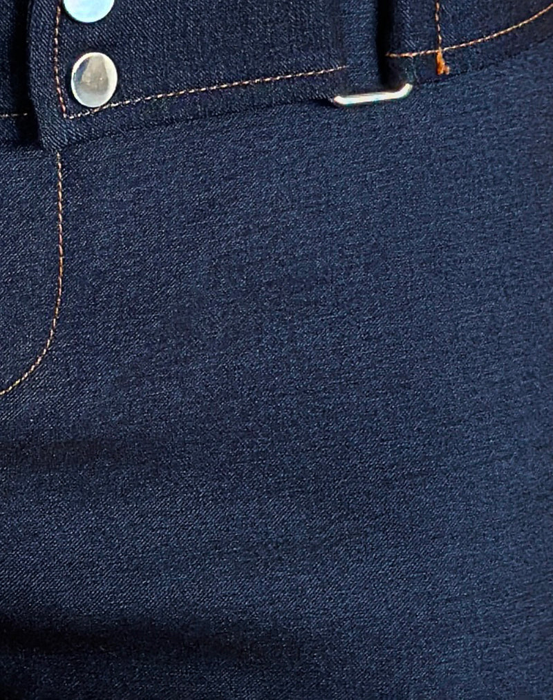 Jarli Hot Pants in Chambray Denim - Image 5