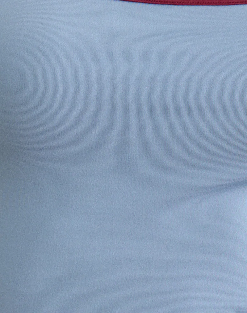 Jasila Vest Top in Blue - Image 5