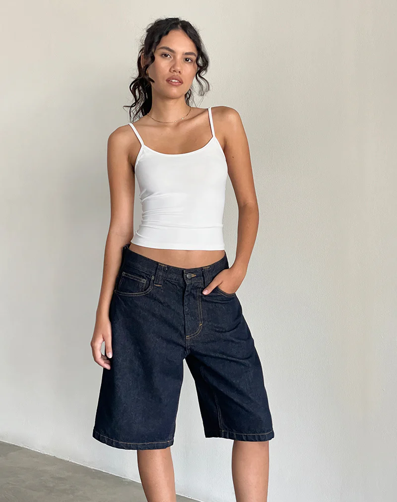 Jasila Vest Top in White - Image 4