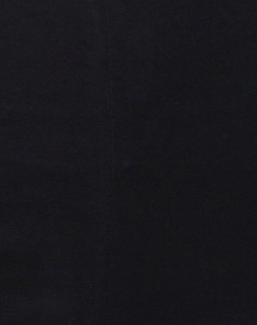 Jaso Cutout Unitard in Black - Image 6