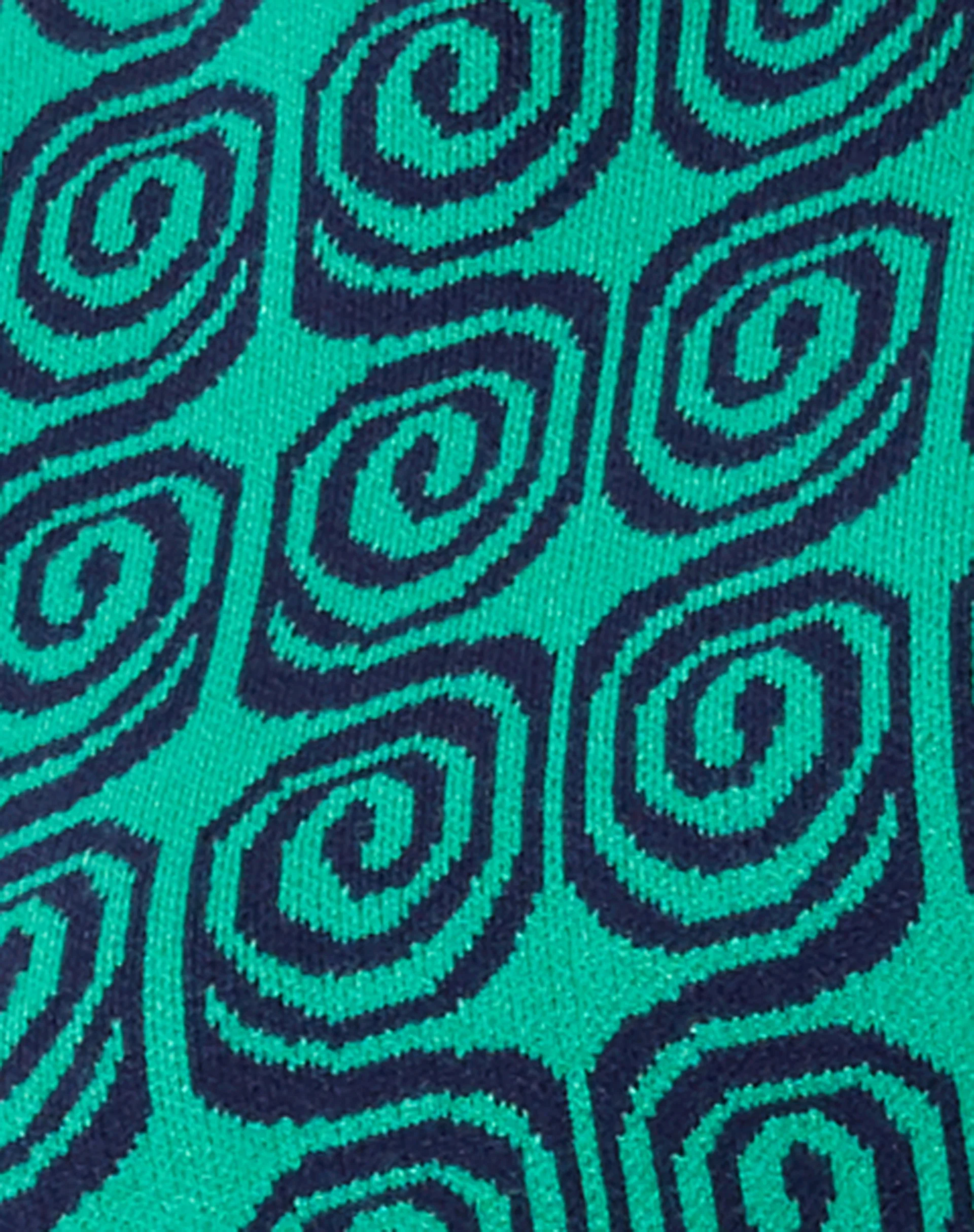 Jaya Sweater Vest in Swirl Green and Blue - Image 8