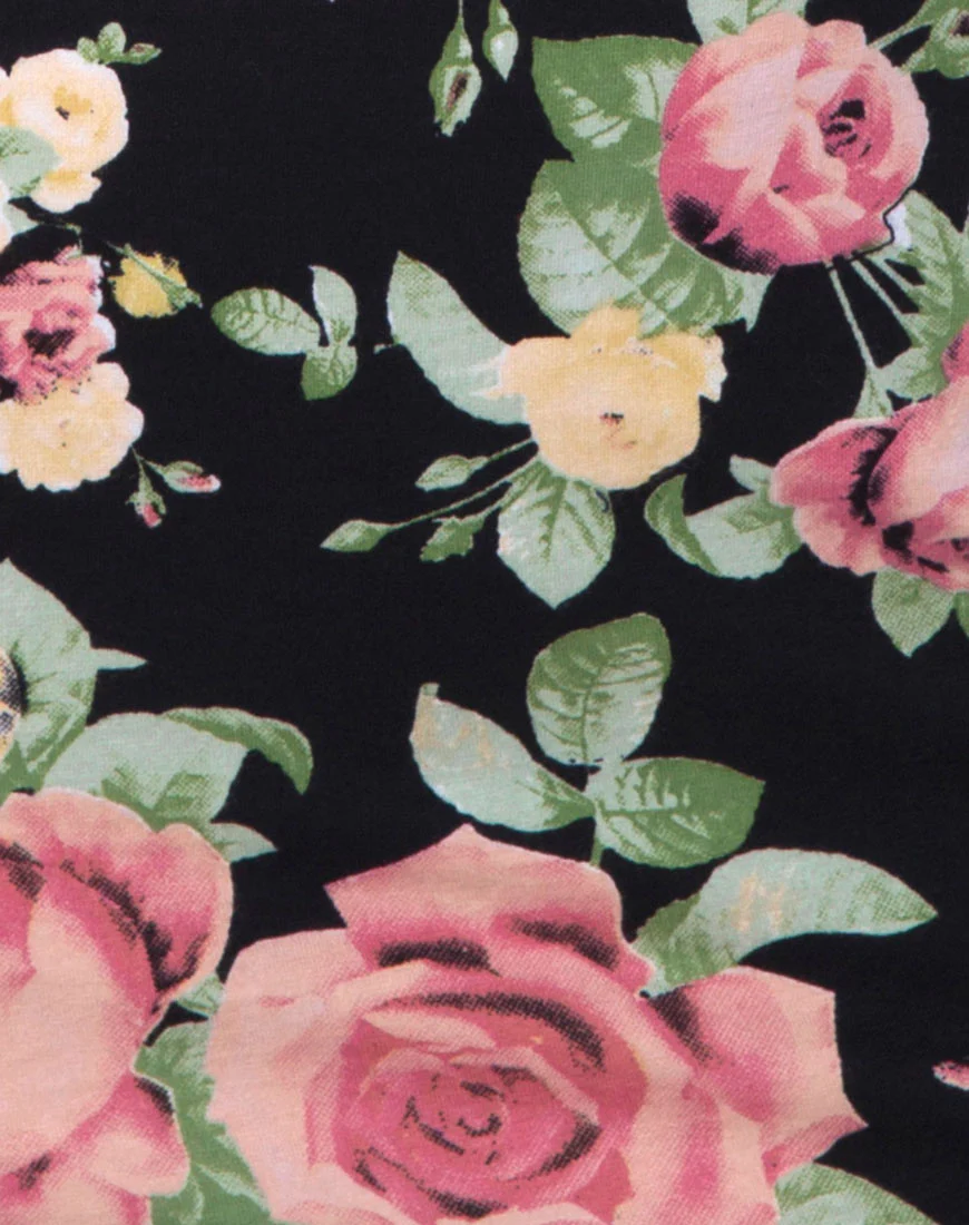 Jazier Off The Shoulder Dress in Vintage Bloom - Image 5