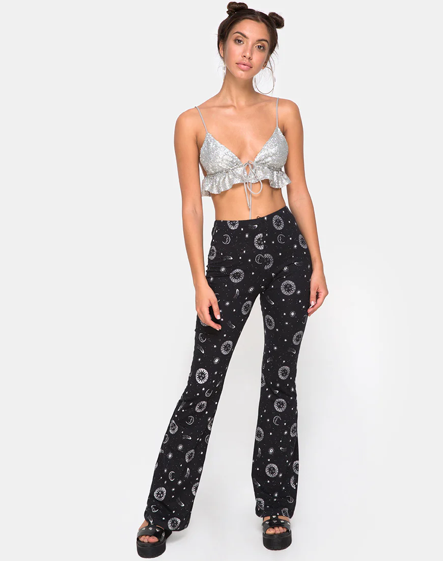 Jeevan Trouser in Small Celestial Black  X Princess Polly - Image 2