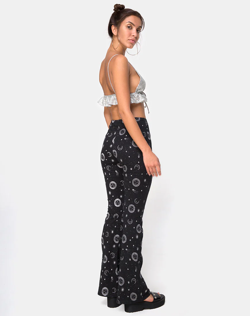 Jeevan Trouser in Small Celestial Black  X Princess Polly - Image 3