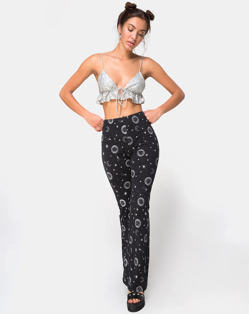 Jeevan Trouser in Small Celestial Black  X Princess Polly - Image 4