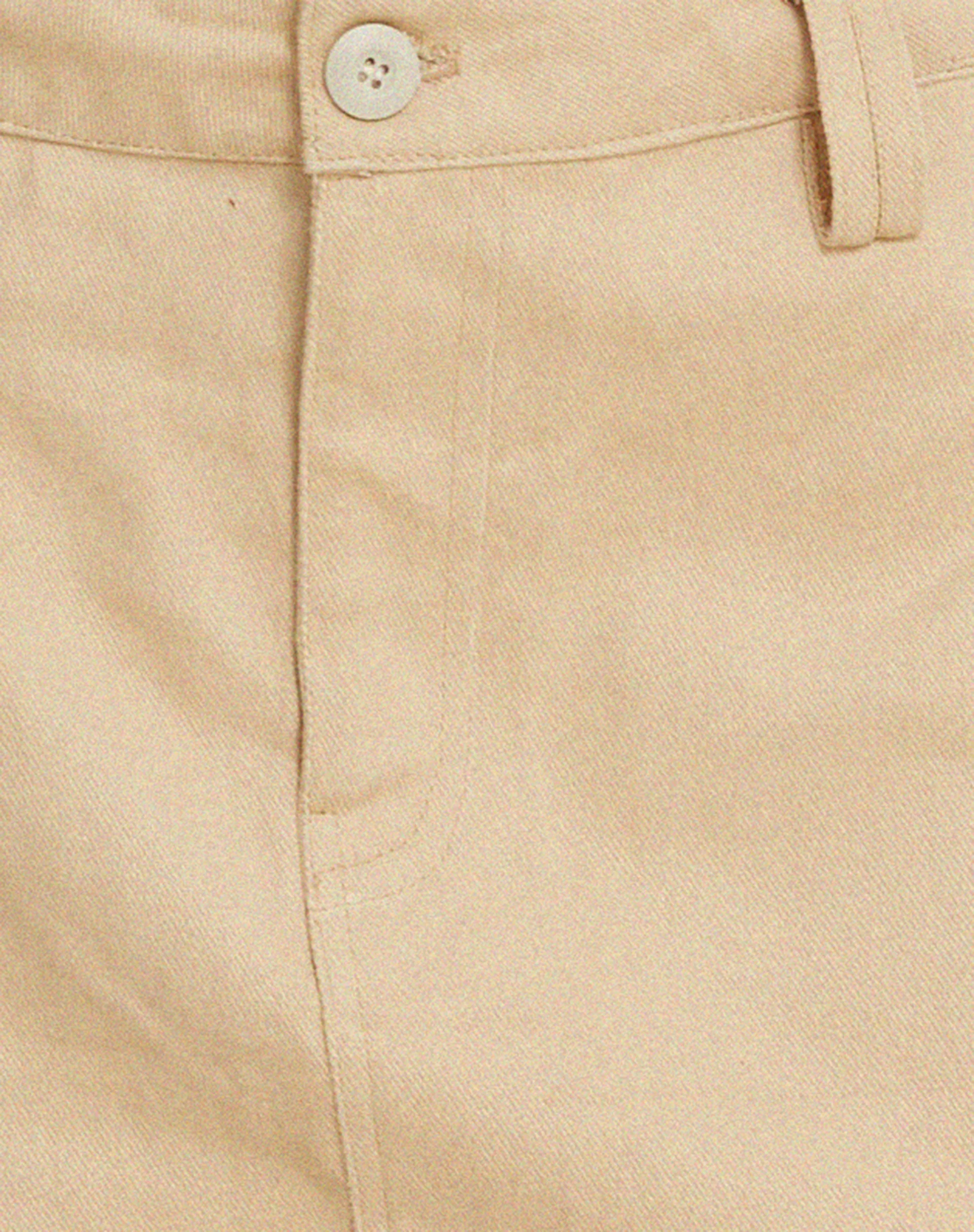 Jeng Mini Skirt in Twill Suede Tan - Image 7