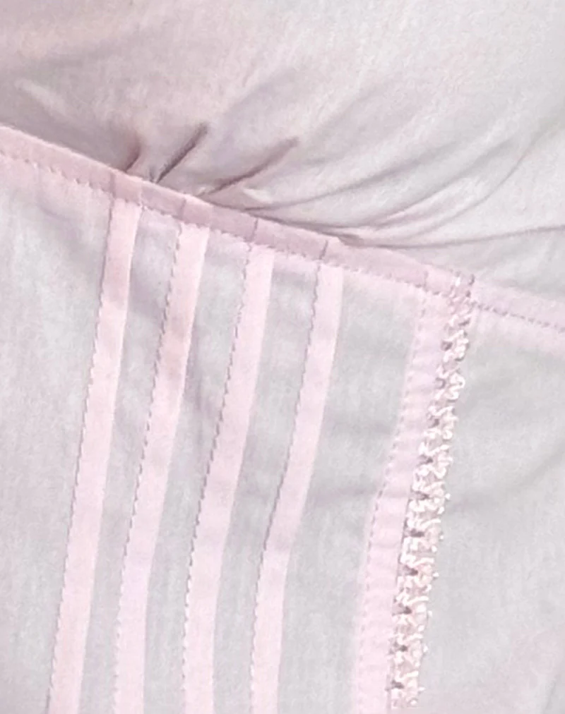 Jepuni Cami Top in Light Pink Poplin - Image 7