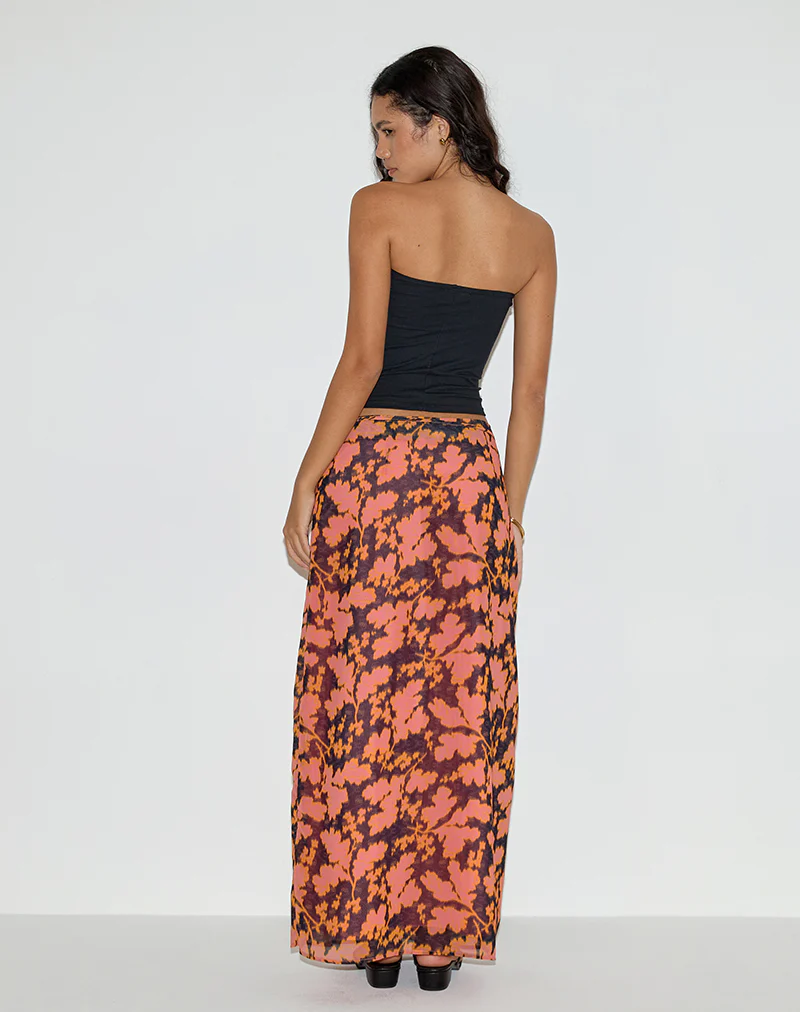 Jezza Slip Maxi Skirt in Furnishing Floral - Image 6