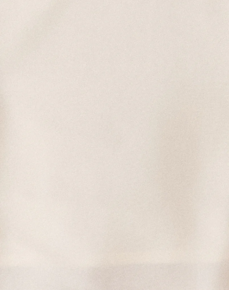 Jivika Crop Top in Chiffon Cream - Image 6