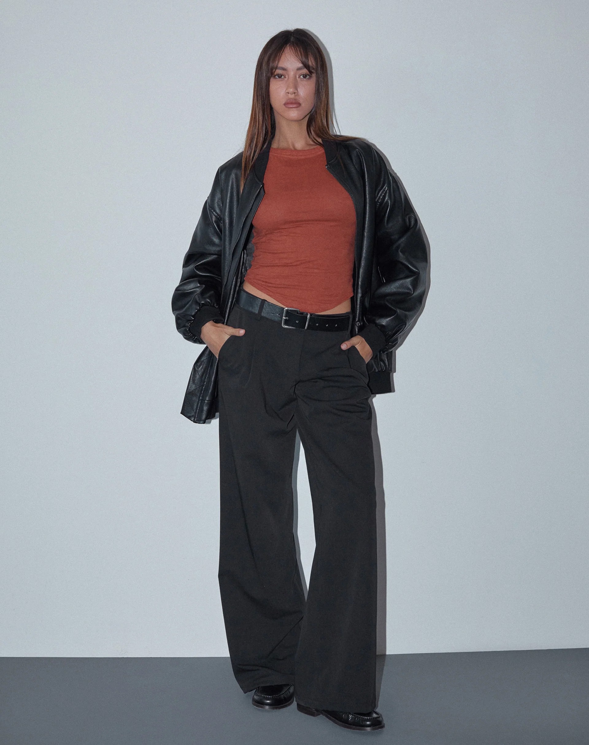 Jojes Jersey Tee in Spice Orange - Image 2
