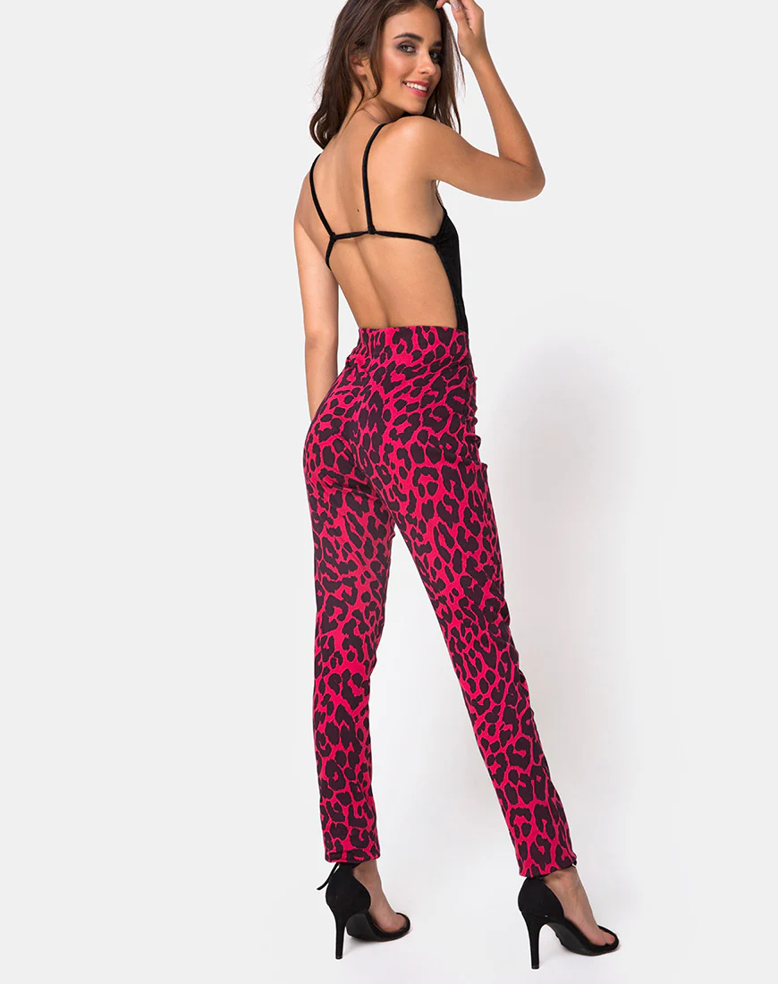 Jolim Trouser in Oversize Jaguar Red - Image 2