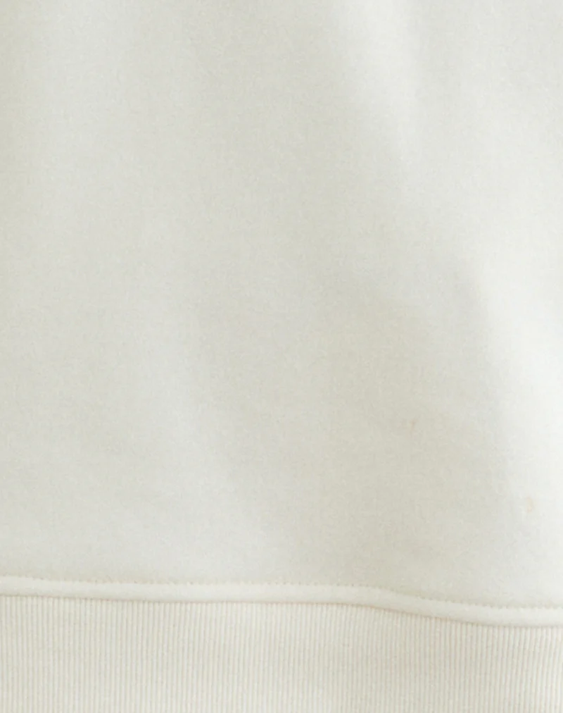 Jorai Sweater in Winter White with Tonal M Embroidery - Image 6