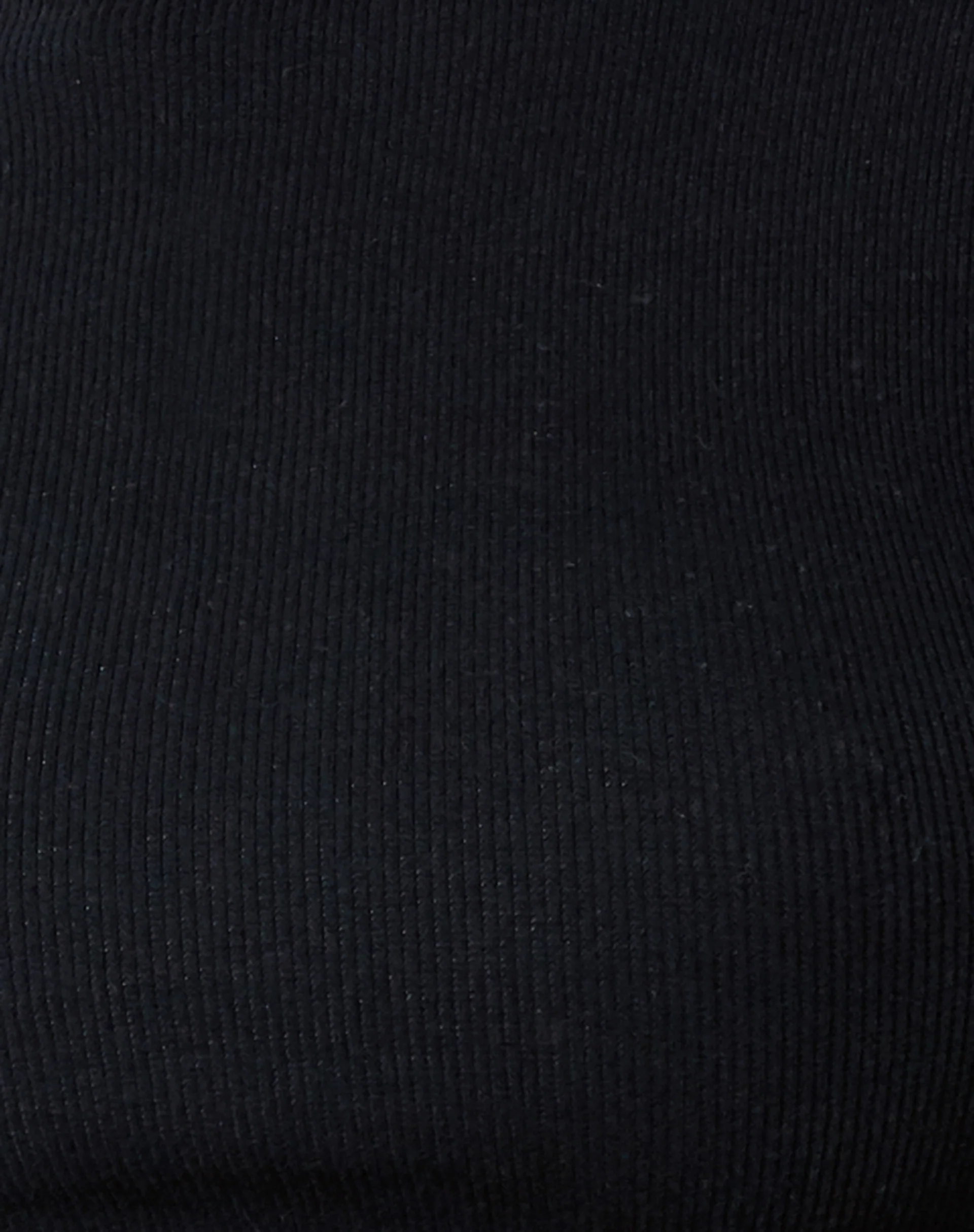 Jorja Crop Top in Rib Black - Image 6