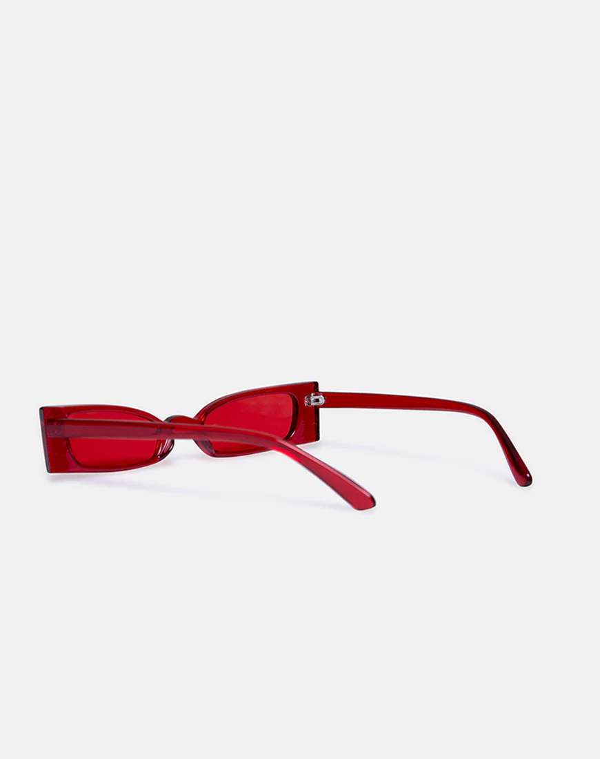 Joslin Sunglasses in Red - Image 3
