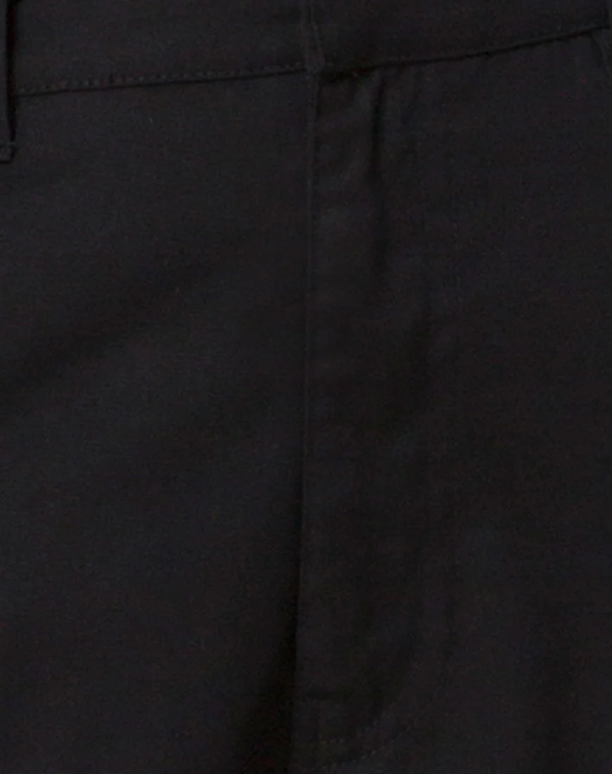 Jubie Cargo Trouser in Black Drill - Image 6