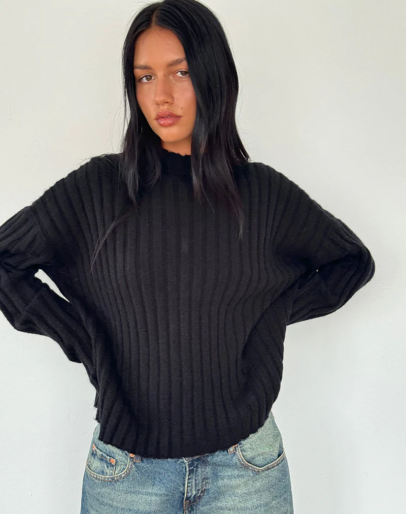 Judah Jumper in Black - Image 2