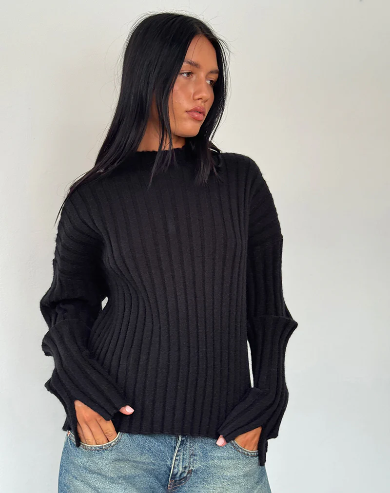 Judah Jumper in Black - Image 3