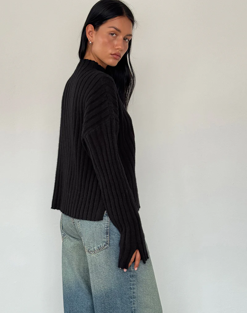 Judah Jumper in Black - Image 4