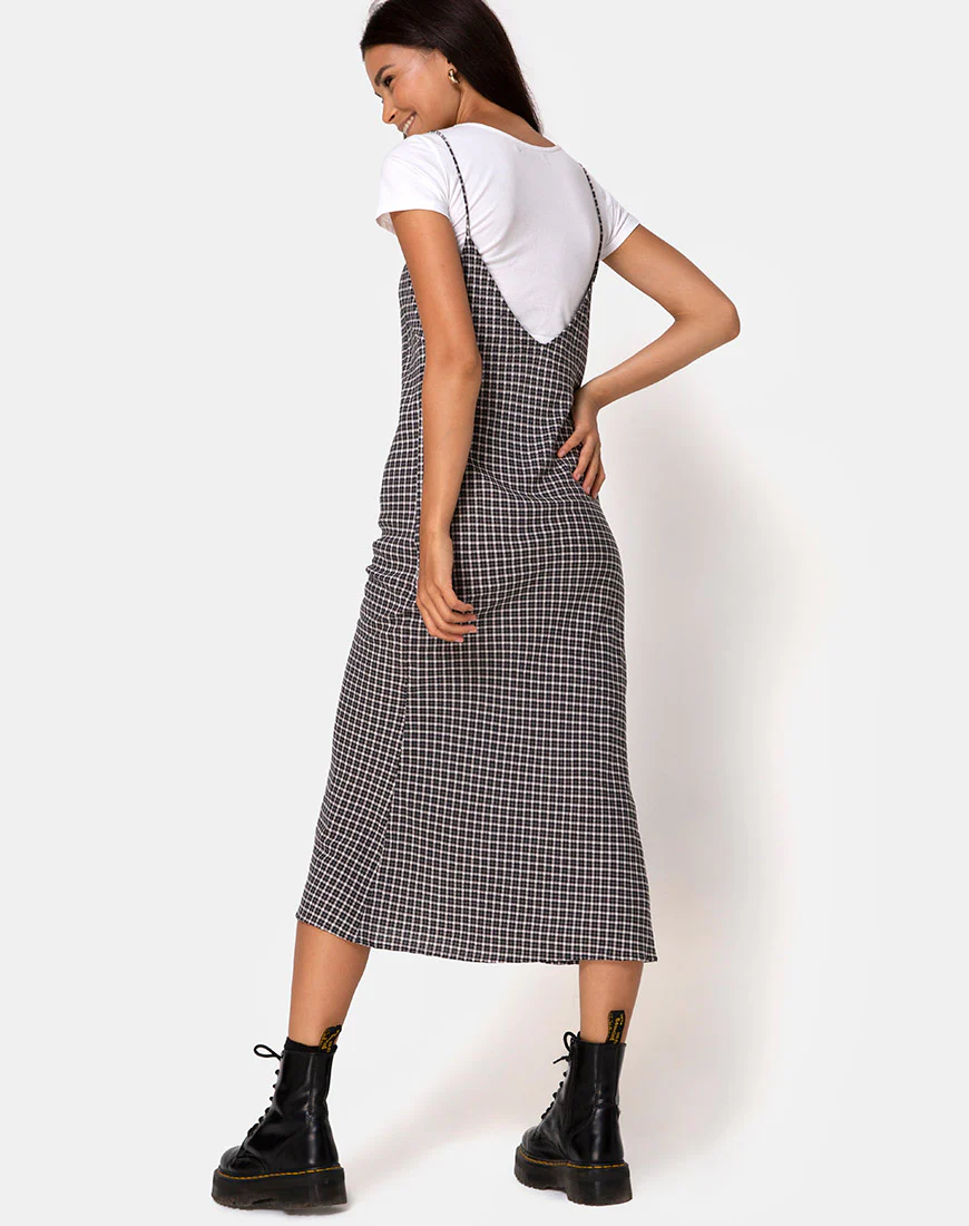 Juvina Dress in Check It Out Black - Image 2