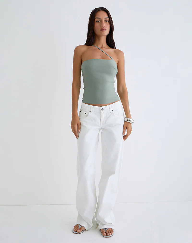Kacya Asymmetric Top in Grey - Image 4