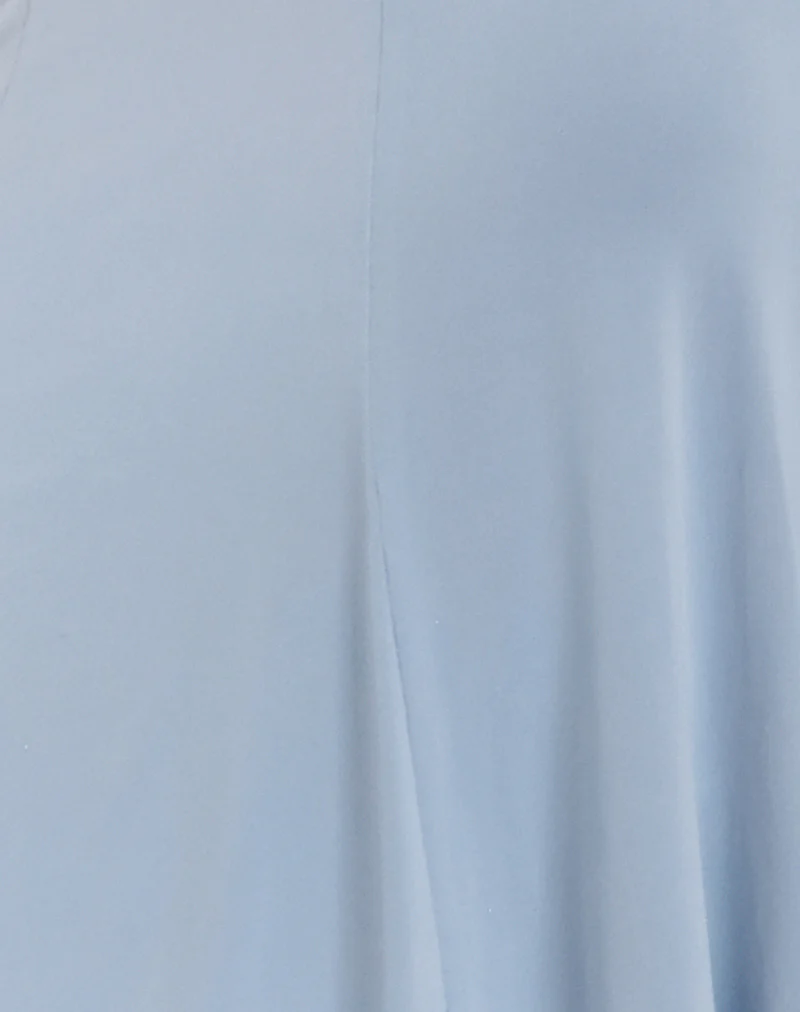 Kadence Midi Skirt in Slinky Sky Blue - Image 6
