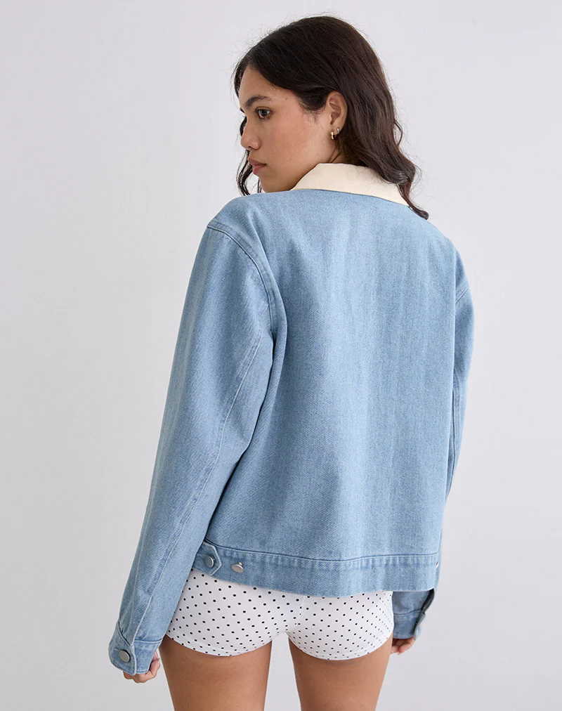 Kahyun Jacket in Denim Light Wash - Image 5