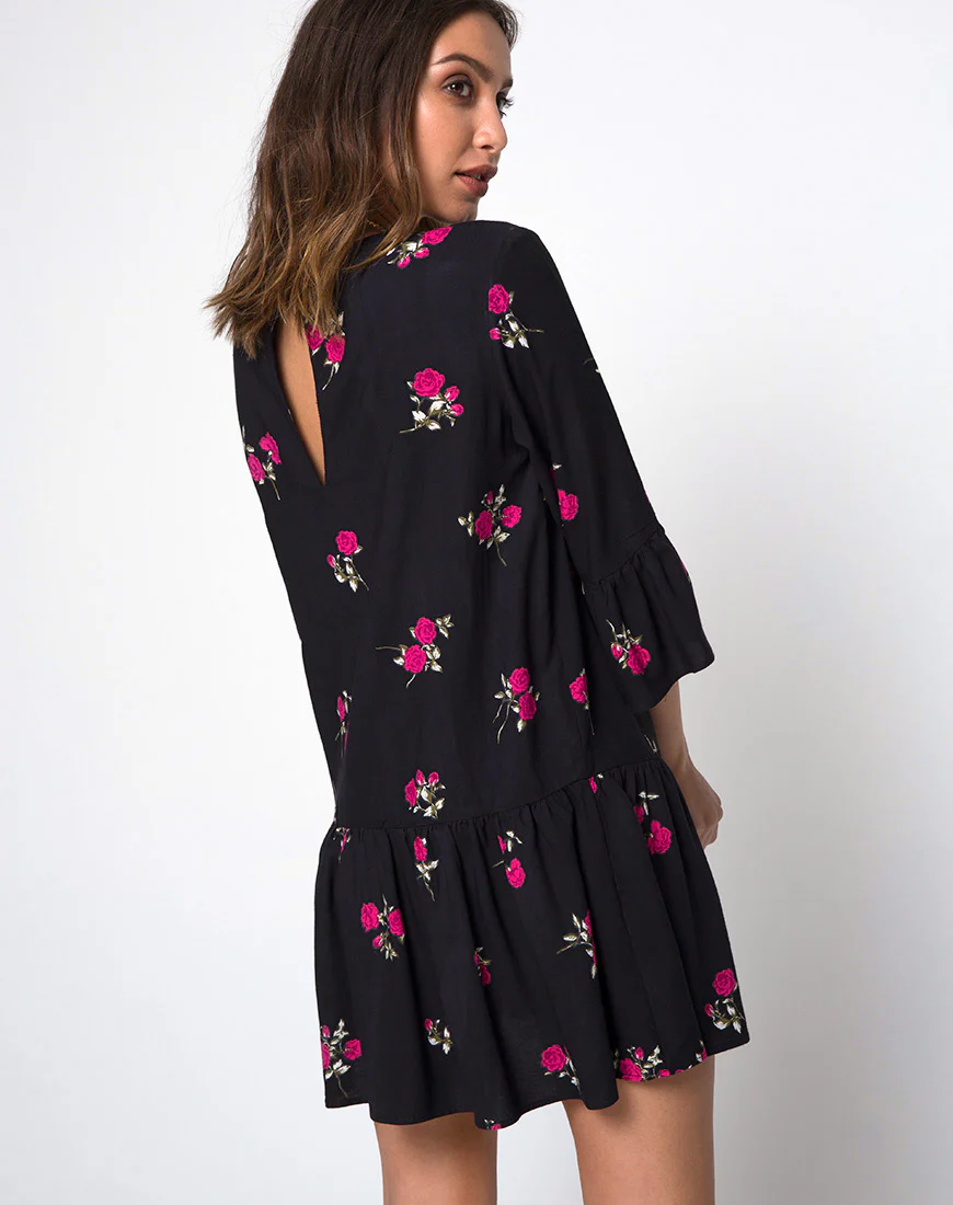 Kamryn Dress in Grunge Rose - Image 2