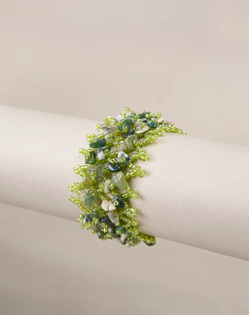 Kanau Bracelet in Green - Image 3