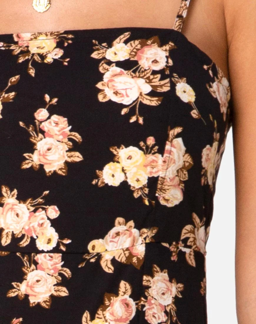 Kaoya Midi Dress in Antique Rose - Image 5