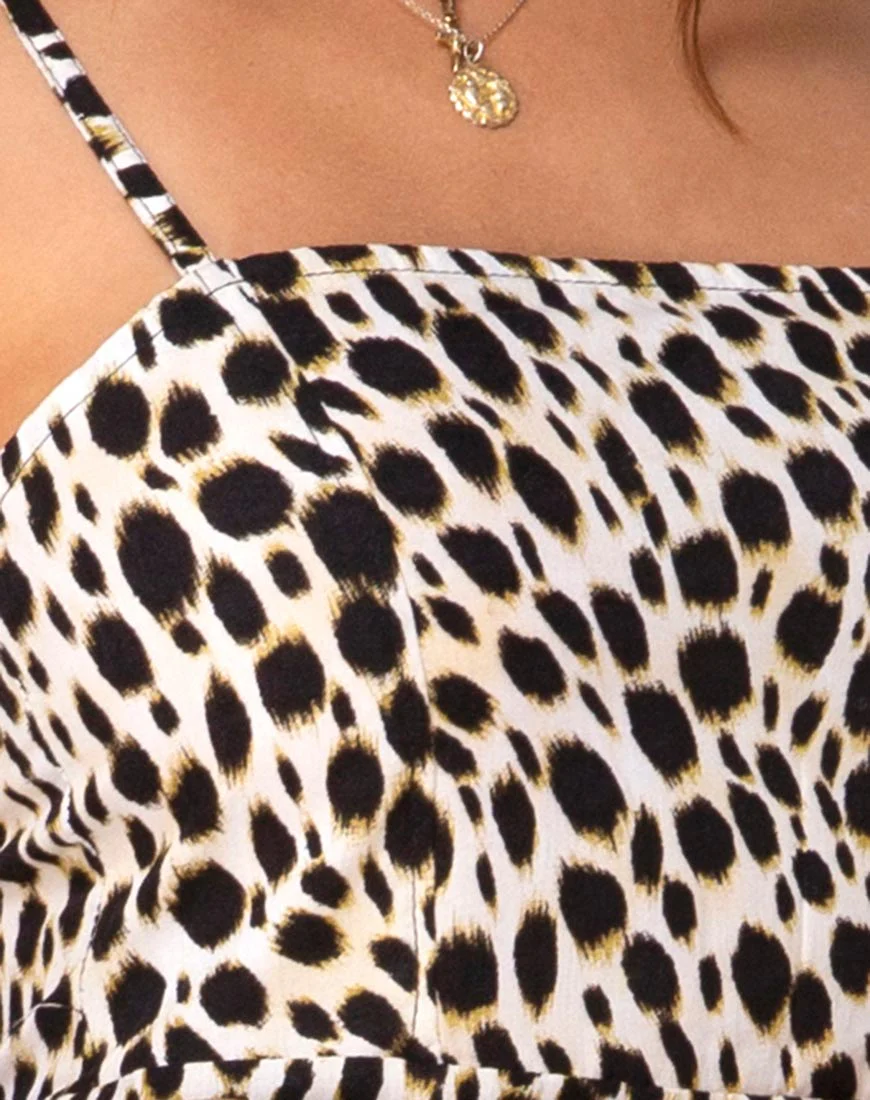 Kaoya Midi Dress in Cheetah - Image 5