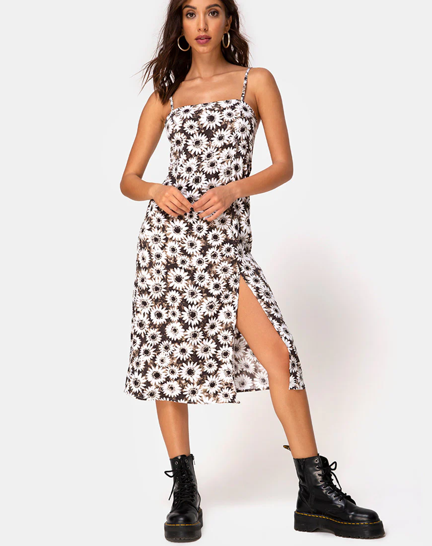 Kaoya Midi Dress in Dyed Daisy - Image 3