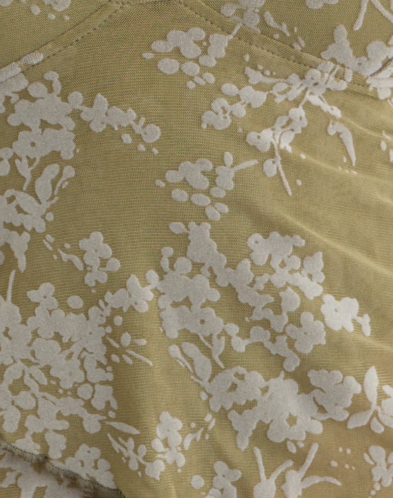 Karaji Top in Moss Petal Olive - Image 6